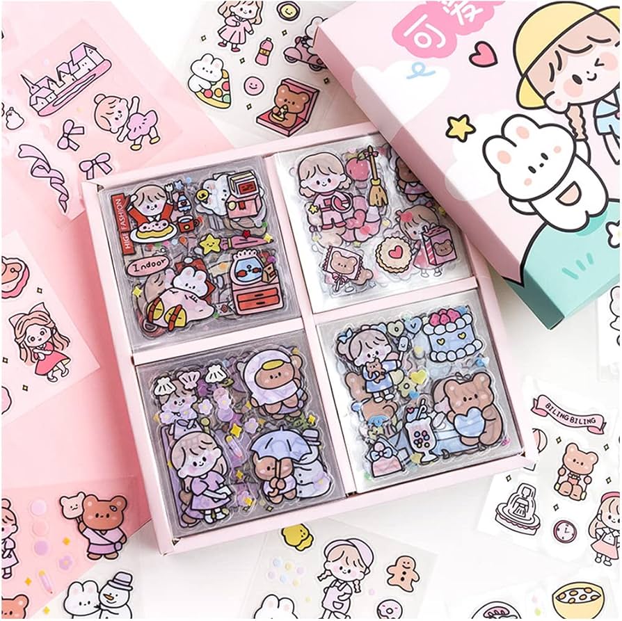 adesivo fofo kawaii