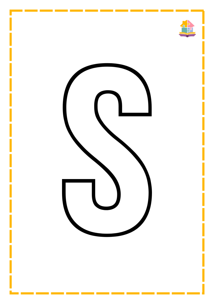 molde letra A para imprimir