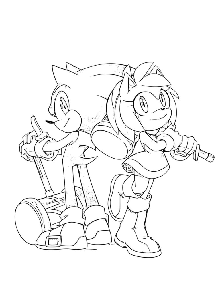 Como desenhar Amy Rose passo a passo