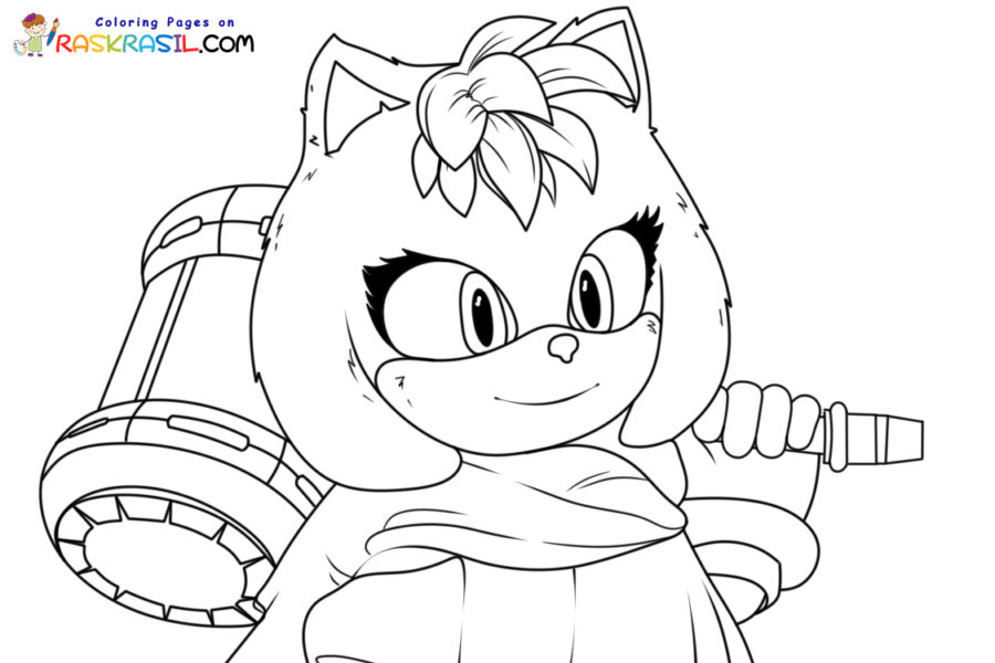 Imprimir desenho Amy Rose