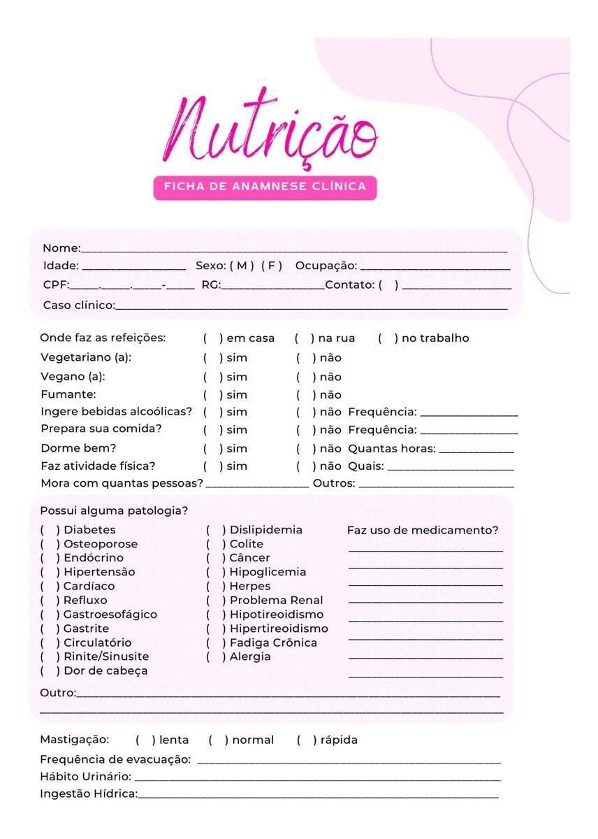 anamnese para fisioterapia respiratória