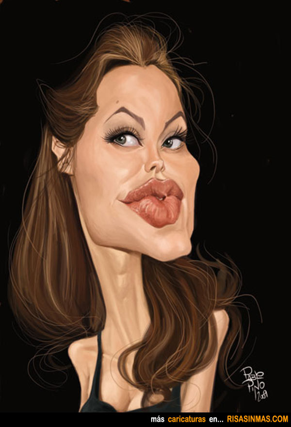 inspiração para desenhar Angelina Jolie como Malévola