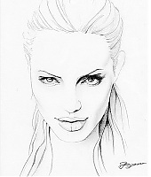 angelina jolie desenho