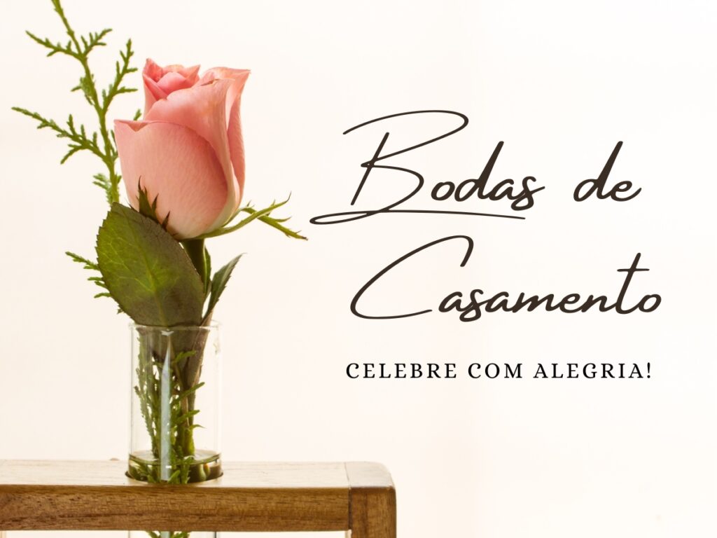 como comemorar bodas de casamento