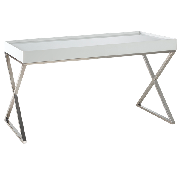 Aparador off white com detalhes em dourado/preto