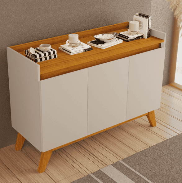 aparador sala de jantar rústico