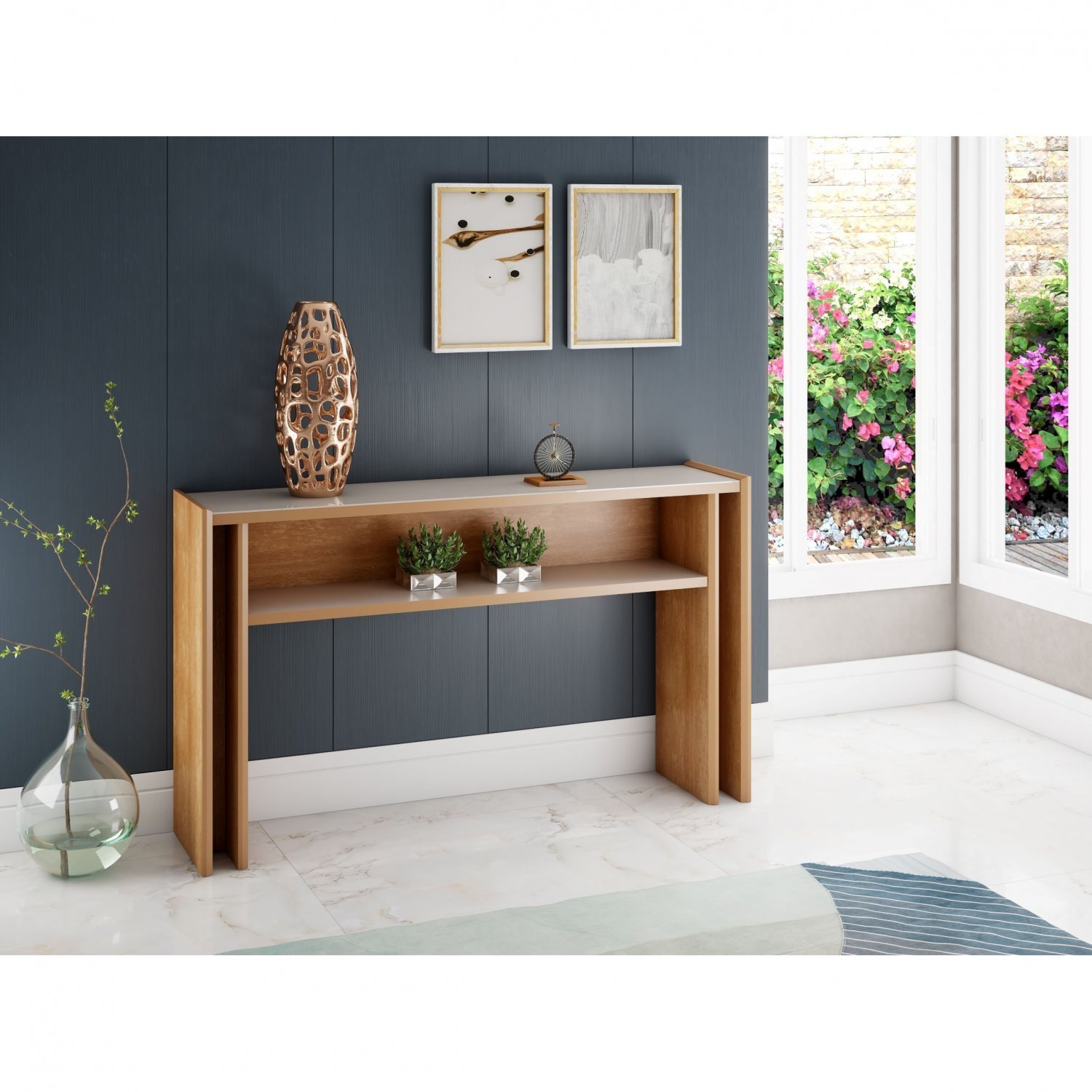 aparador sala de jantar com prateleiras