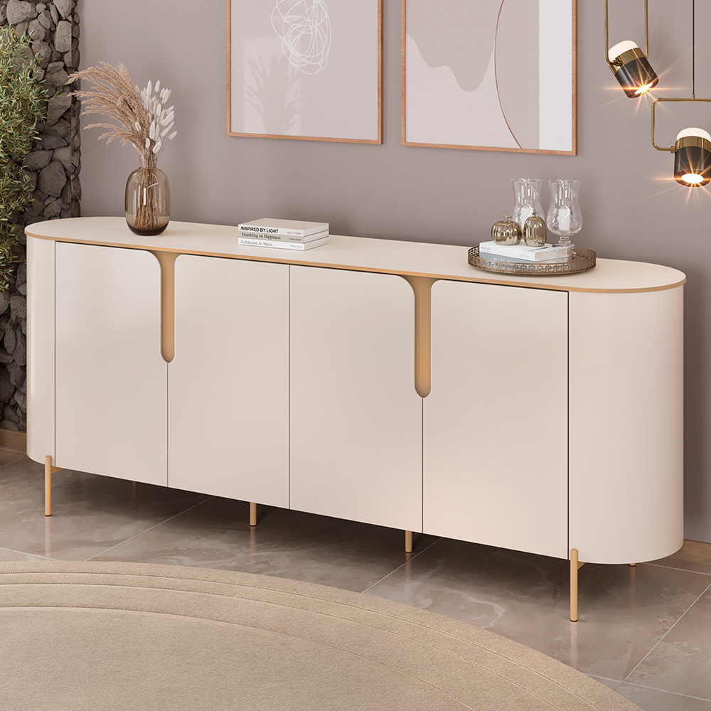 aparador sala de jantar branco