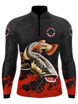 Arte para camisa de pesca personalizada
