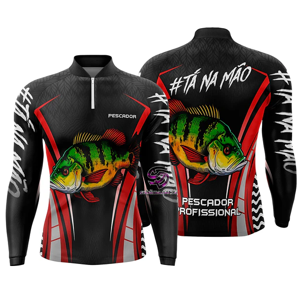 Arte para camisa de pesca Dourado