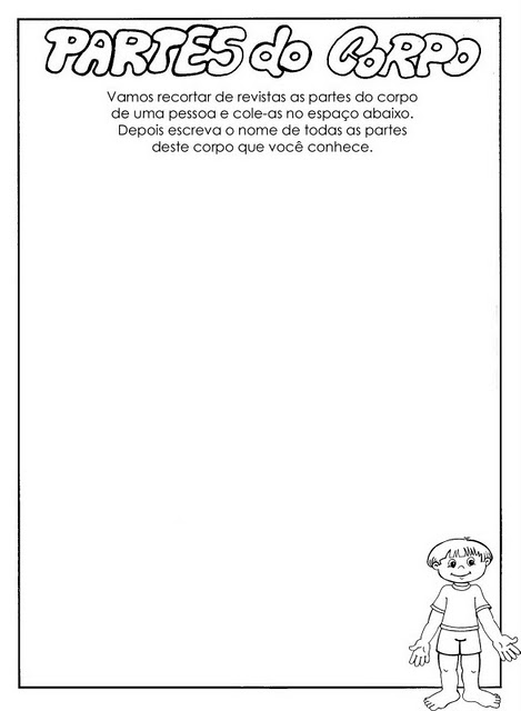 música do corpo humano para crianças