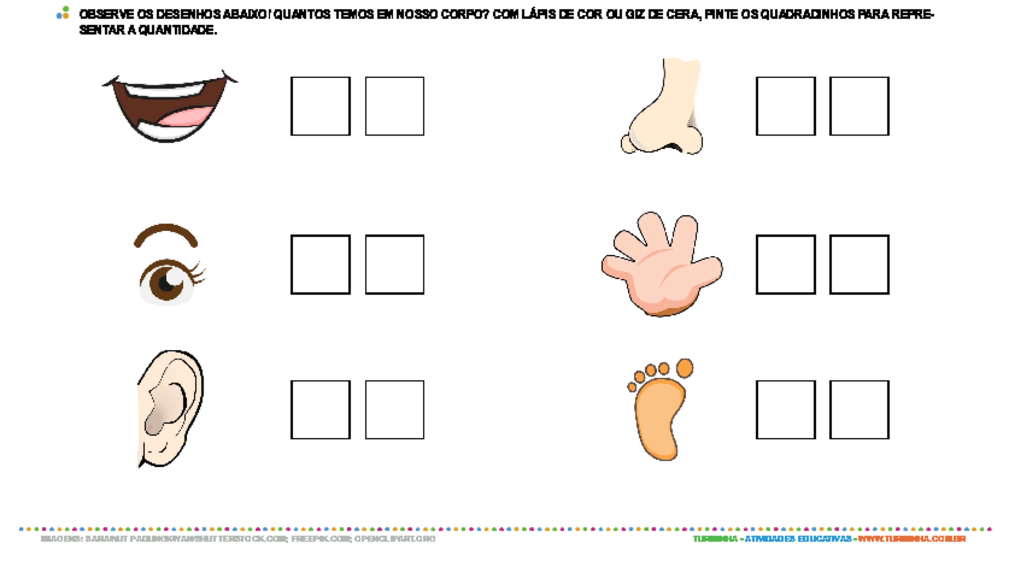 desenho do corpo humano para colorir educação infantil