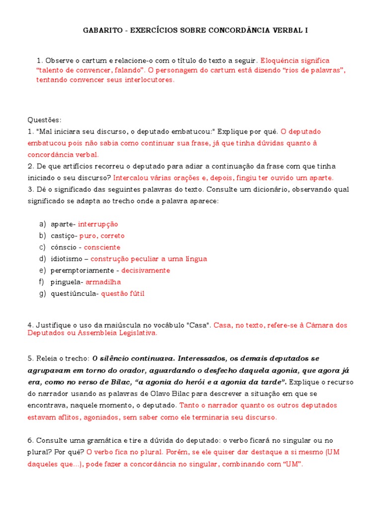 atividades de concordância verbal 5 ano para imprimir