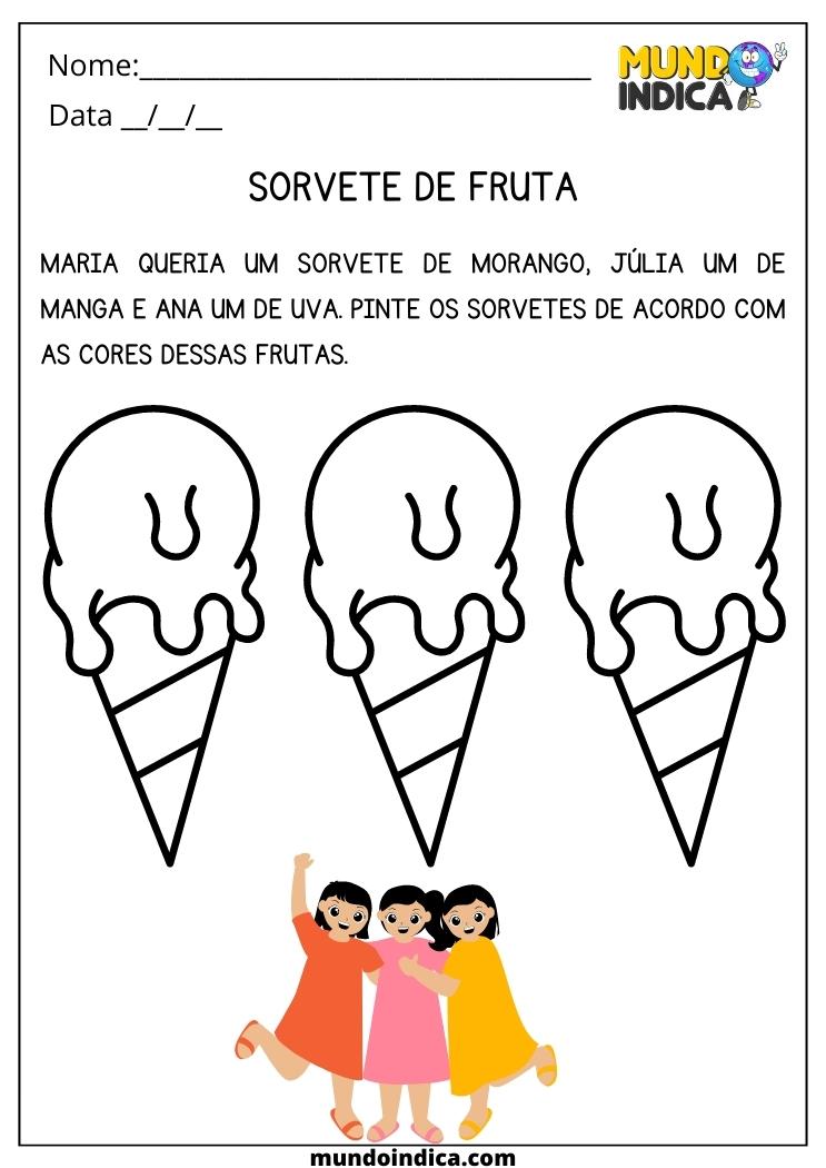 atividades de artes 1 ano fundamental para imprimir com foco em cores