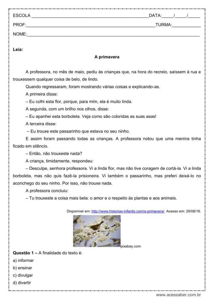 como melhorar interpretação de texto 7 ano