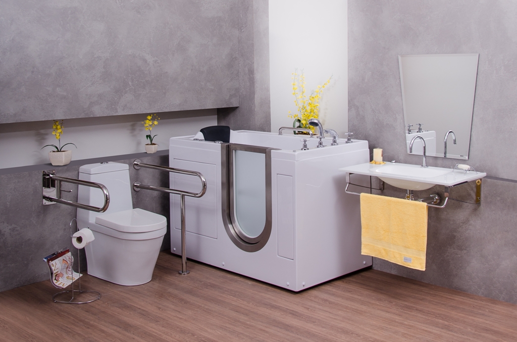 inspiração para banheiros acessíveis pequenos