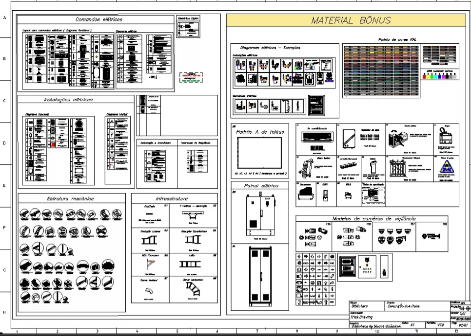 bloco autocad gratis para mobiliário