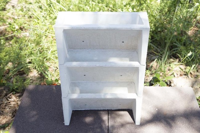 Bloco modular para jardim vertical