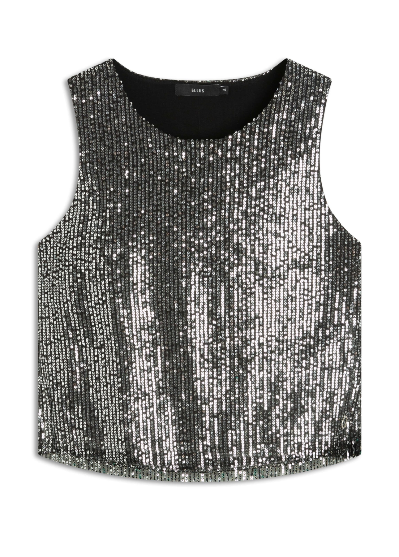 blusa de paetê com transparência