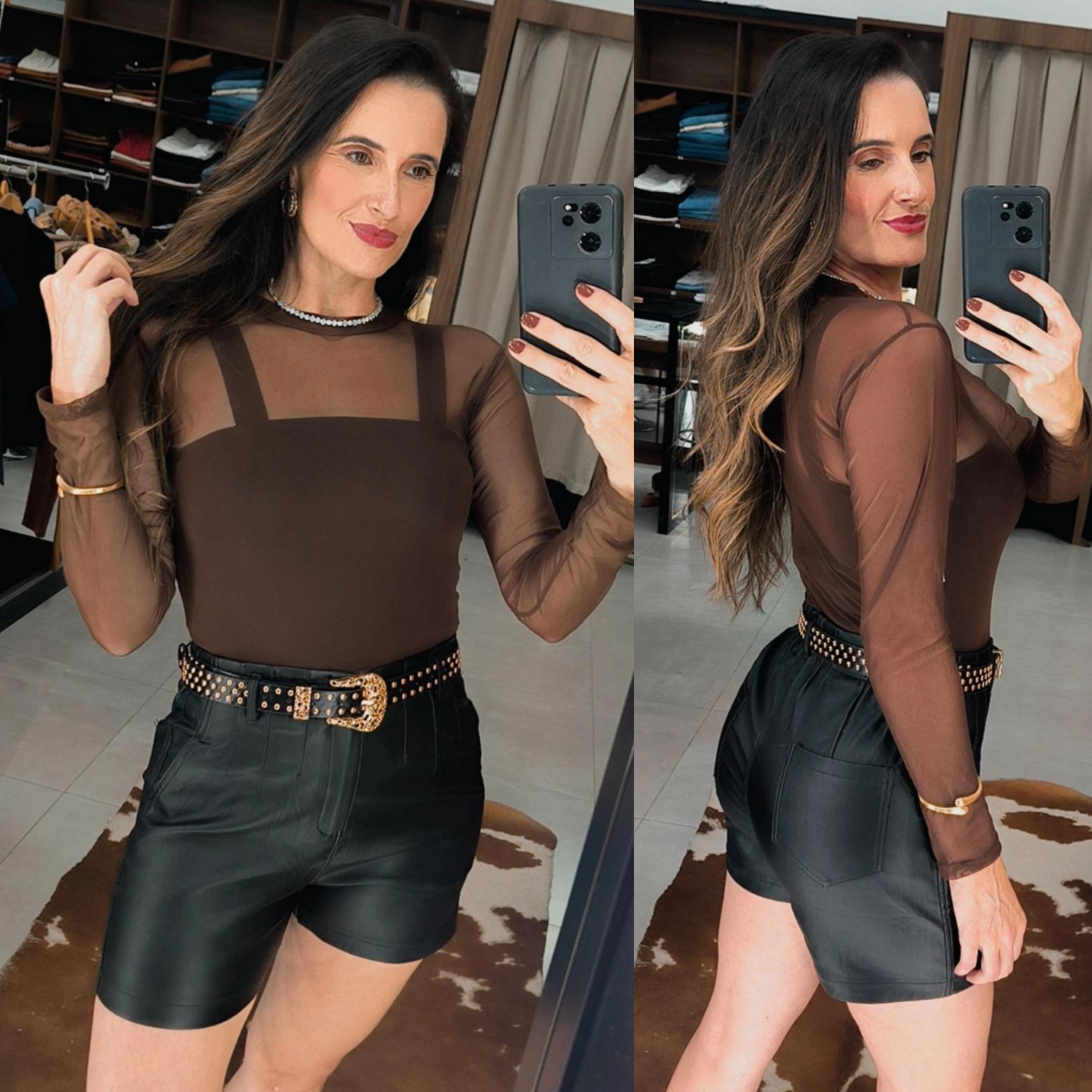 body de tule com fecho inferior