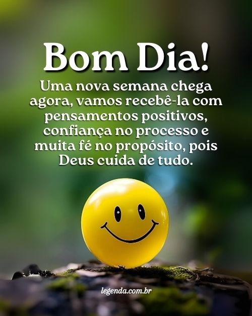 bom dia e uma semana abençoada