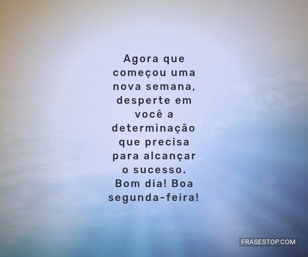 bom dia e uma semana abençoada