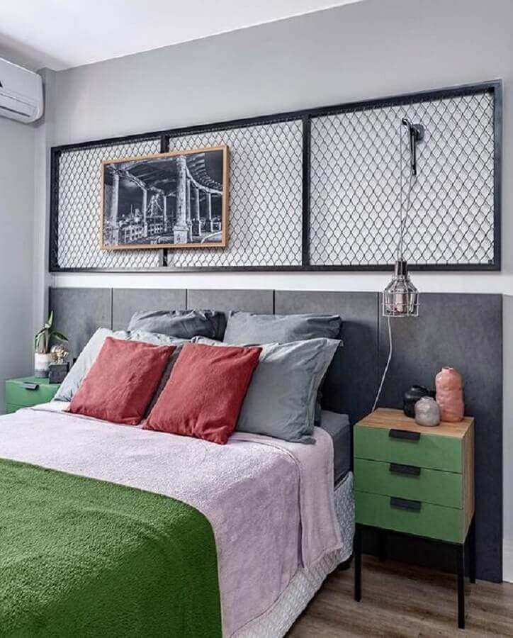 cabeceira artesanal para cama king size