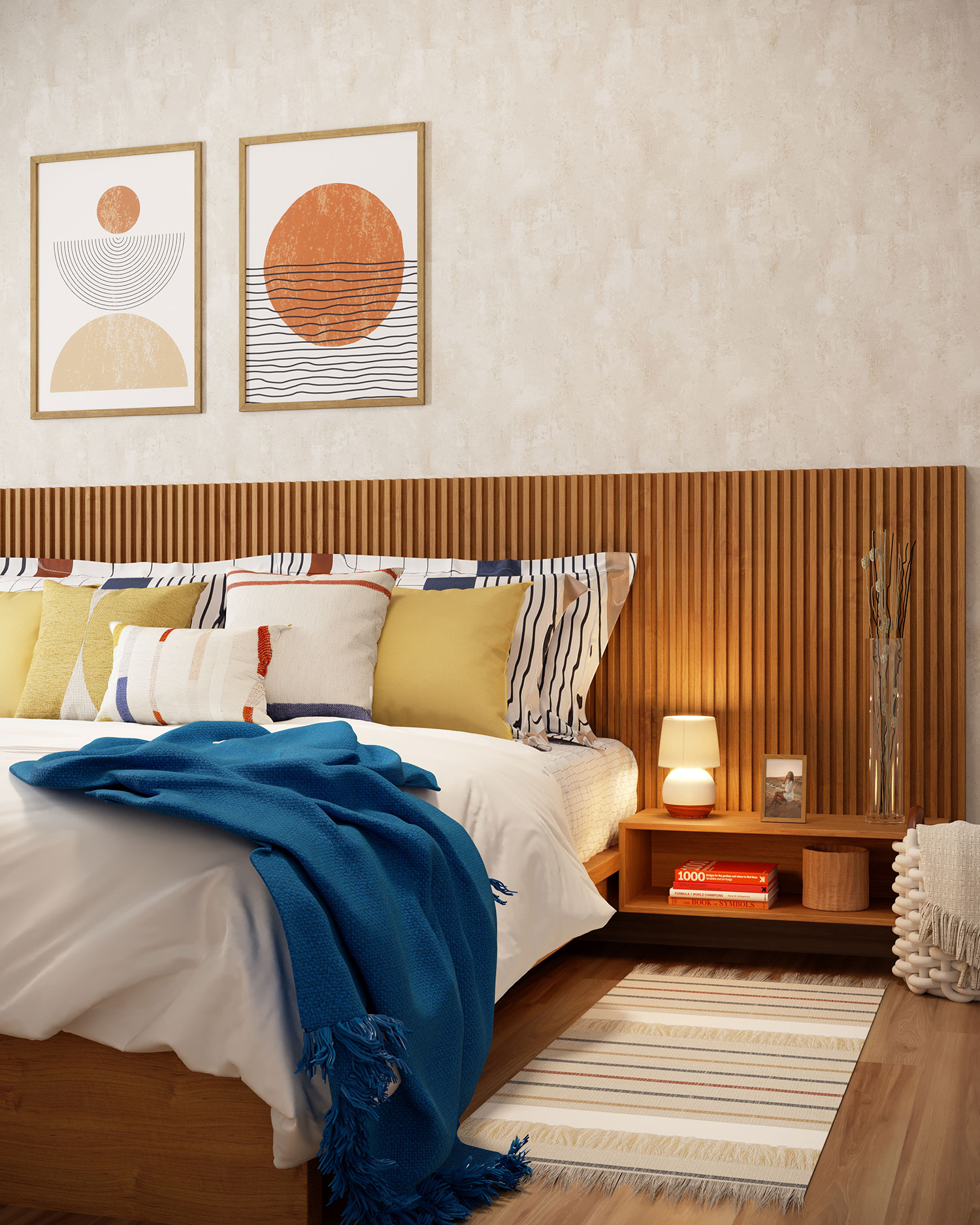 melhores cabeceiras casal para quarto pequeno