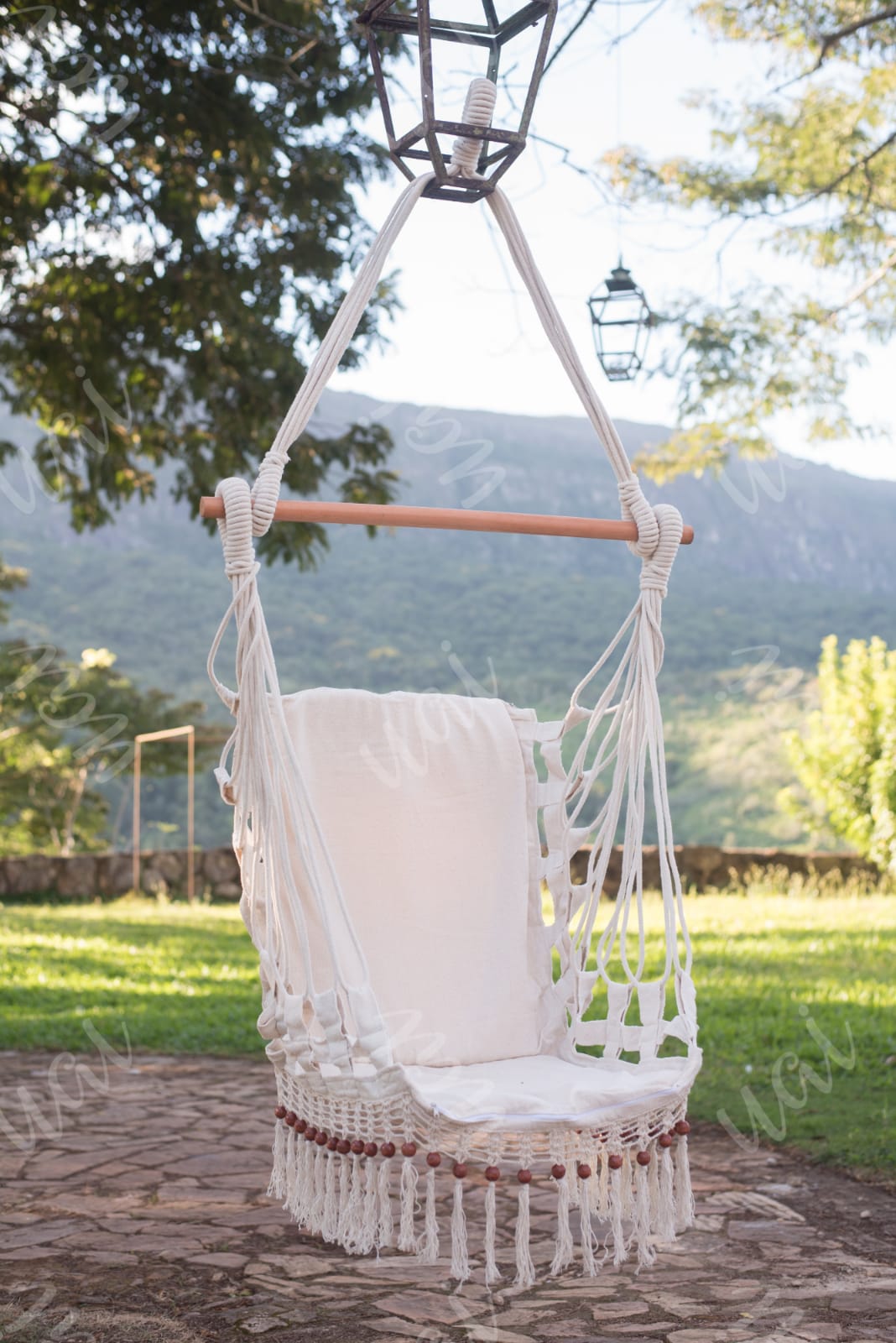 Cadeira rede acolchoada