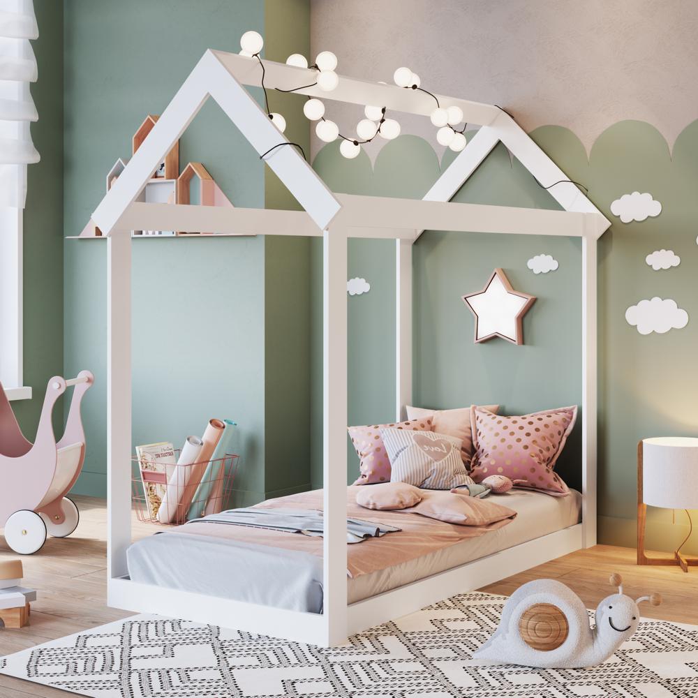 Cama com Grade de Proteção Infantil