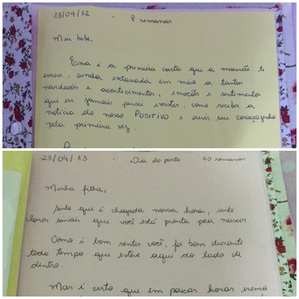 cartas de mães para filhos
