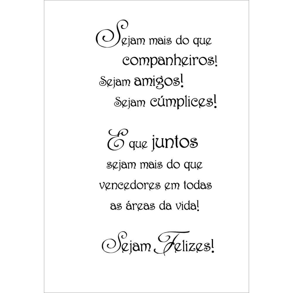 cartão de casamento para familiares