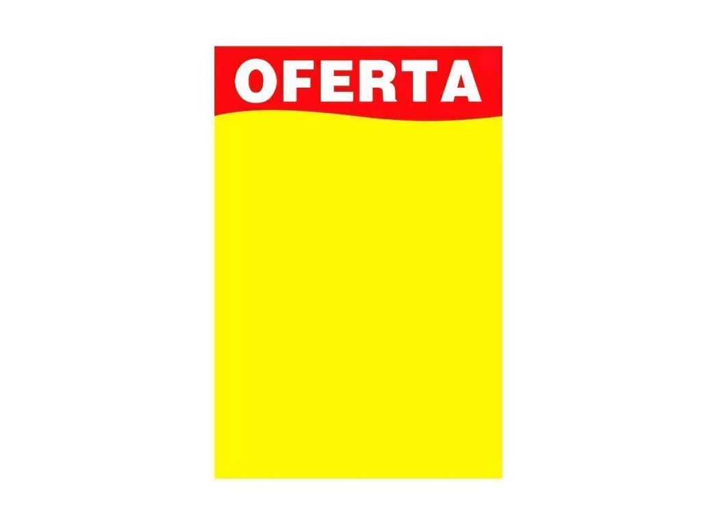 cartaz de oferta supermercado
