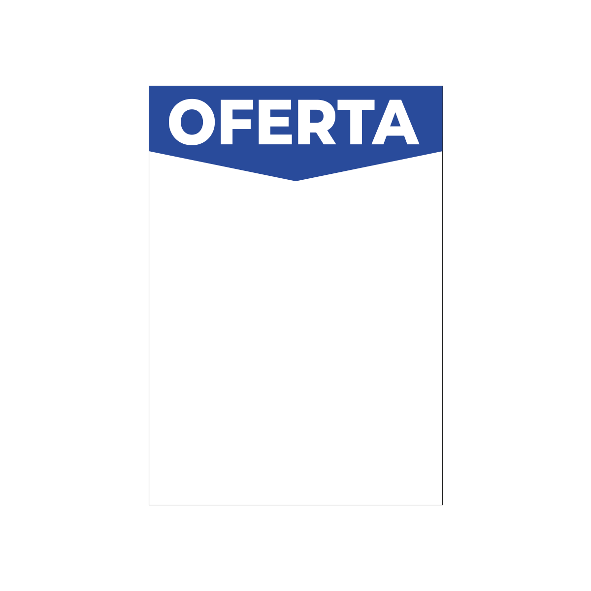 cartaz de oferta relâmpago