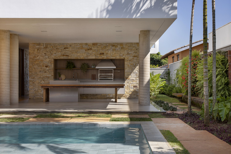 Projeto casa moderna retangular