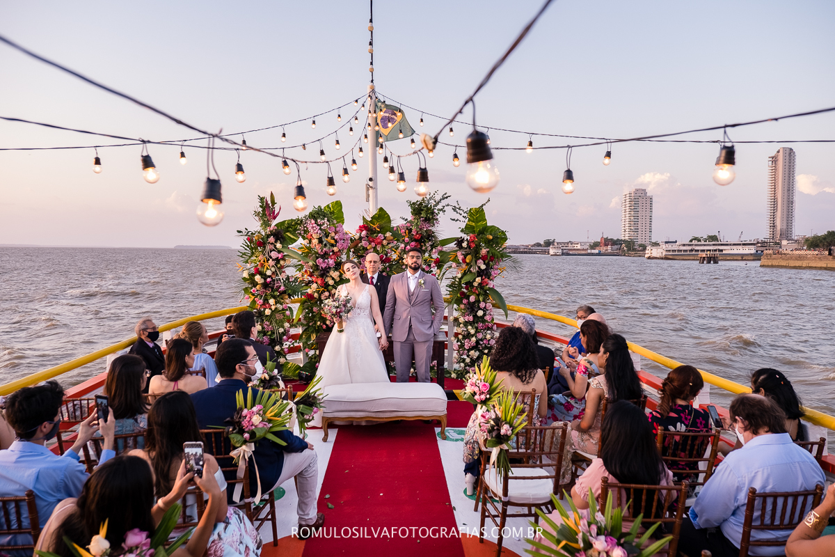 casamento no navio