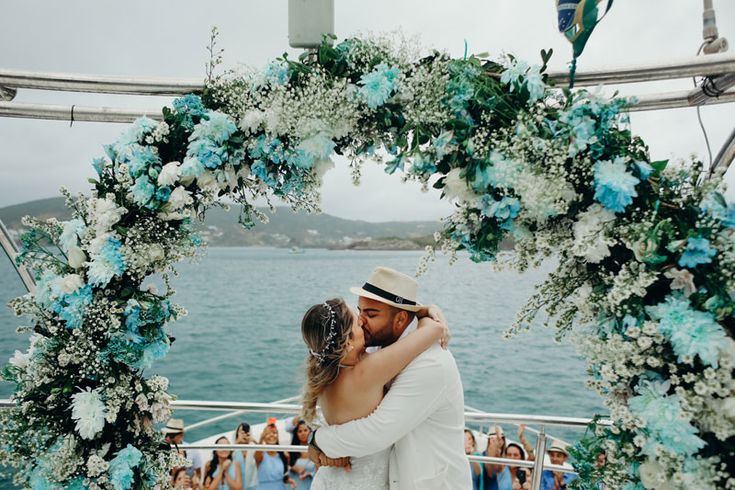 festa de casamento em catamarã