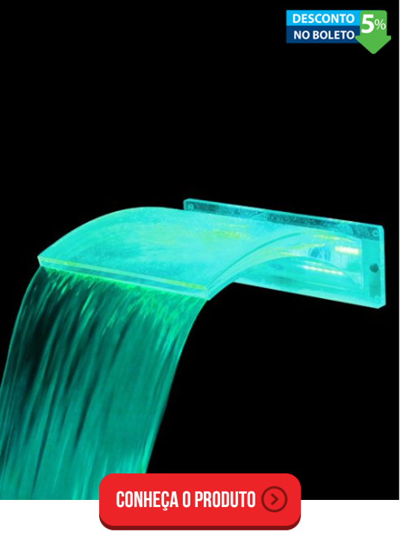 cascata de vidro para piscina 2026