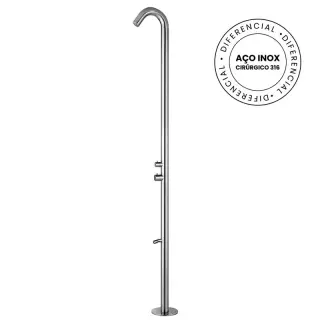 Chuveiro externo com sistema de filtragem de água (novidade)