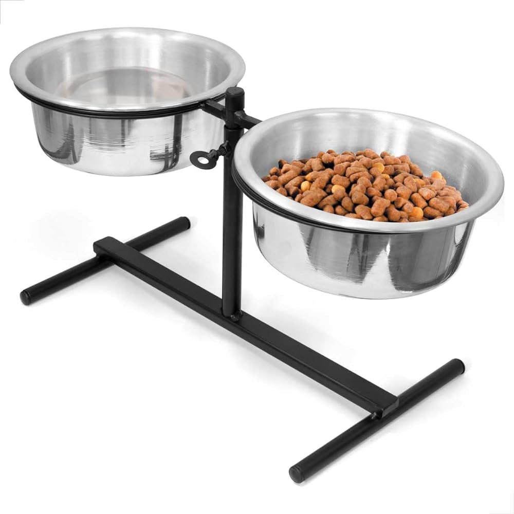 Comedouro elevado para cachorro grande