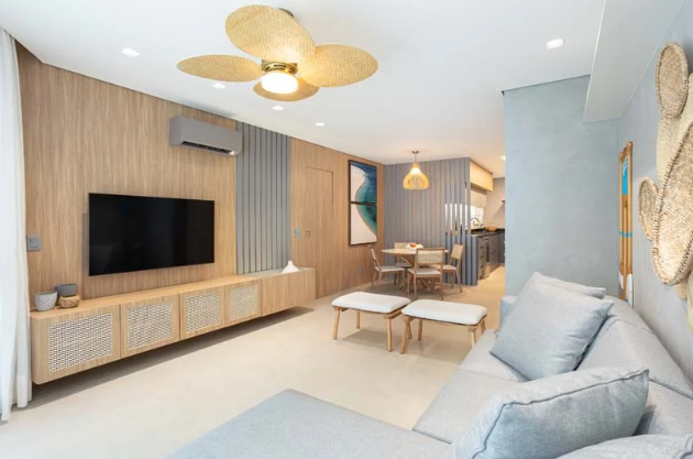 iluminação em camadas ambientes