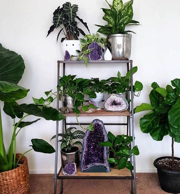 decoração com pedras naturais