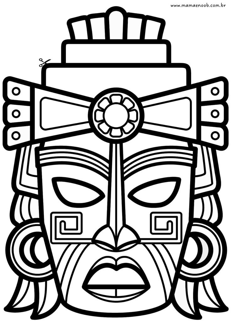 erros comuns ao colorir máscaras africanas