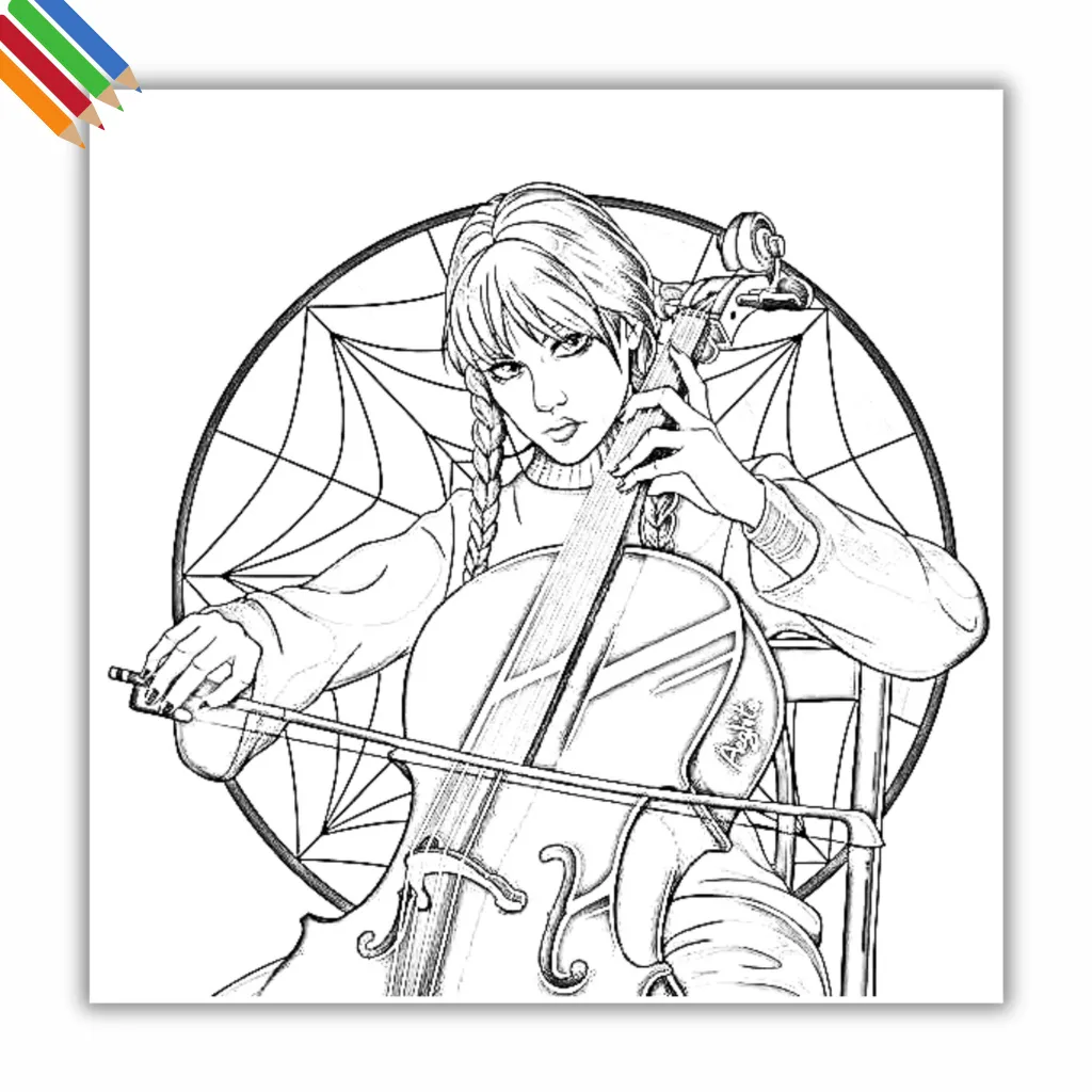 desenhos da enid sinclair para colorir