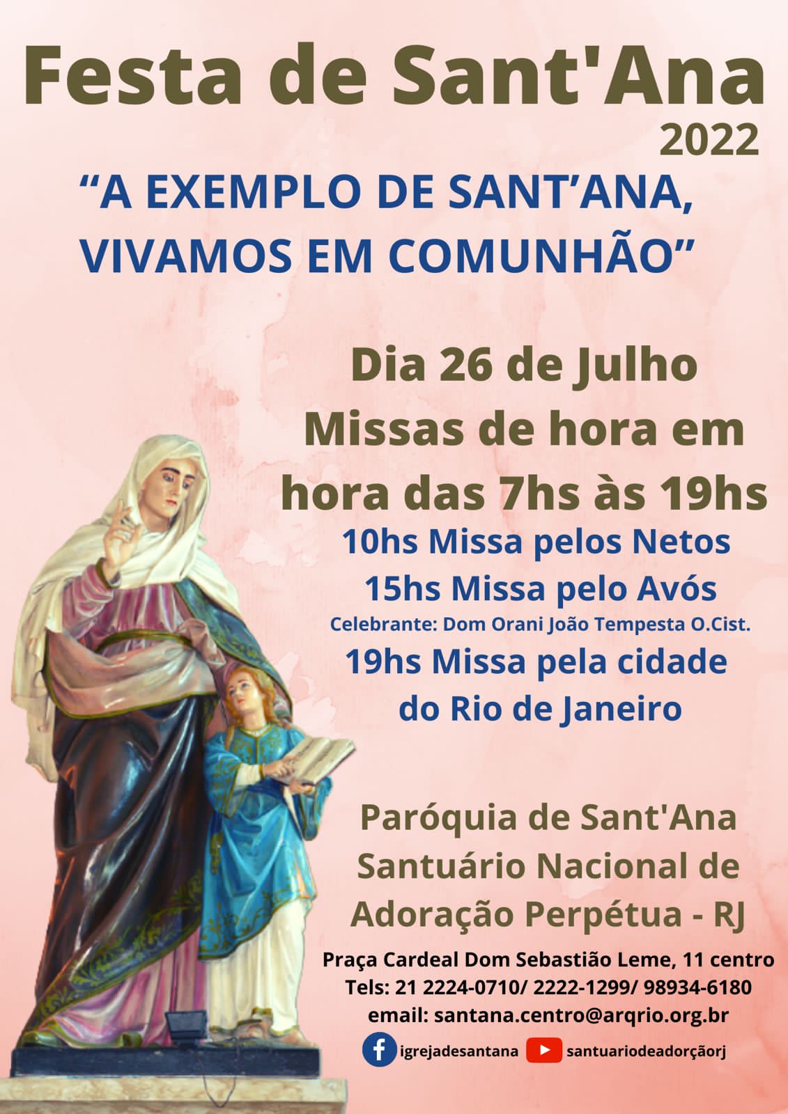 erros comuns ao rezar para Sant'Ana