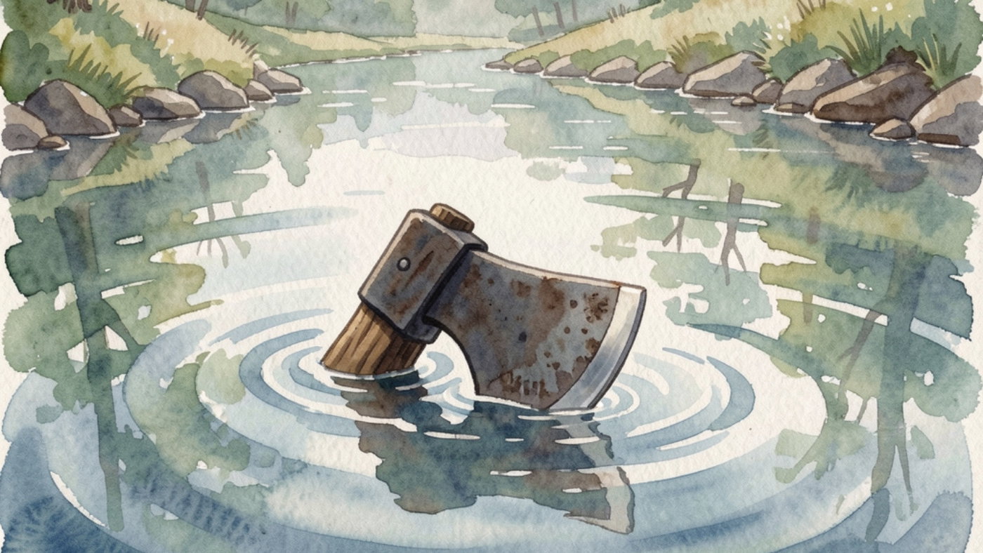 o machado que flutuou interpretação