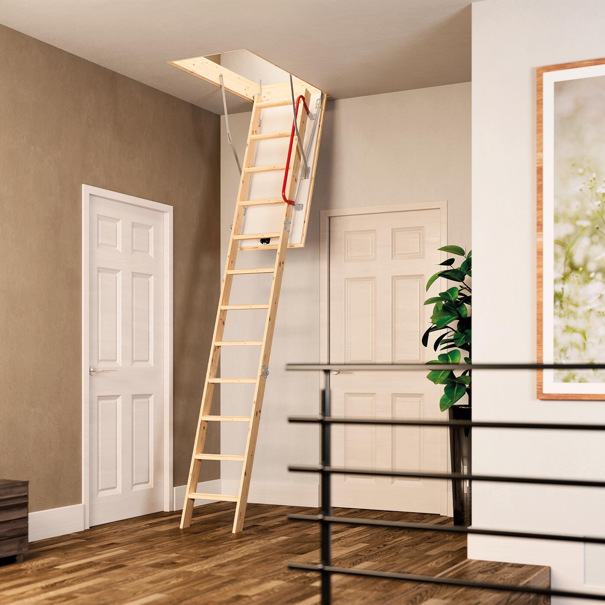 Escada para vãos compactos