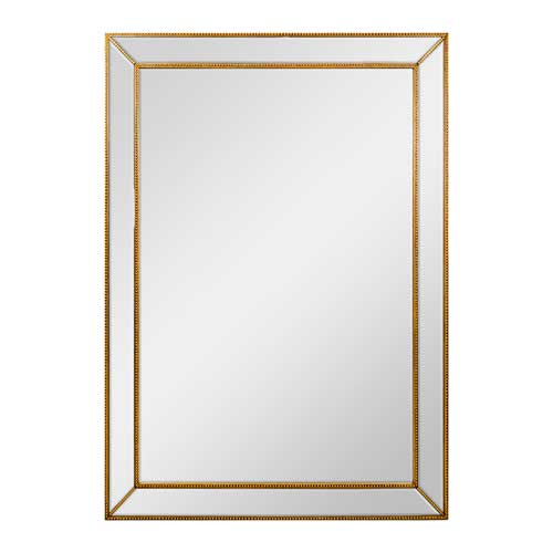 espelho com moldura ouro