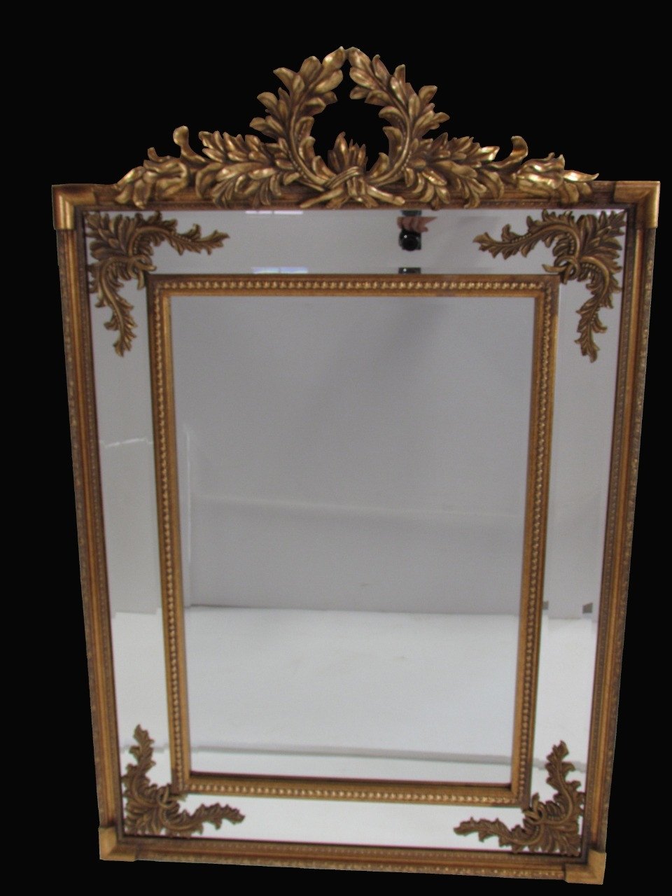 espelho para sala dourado