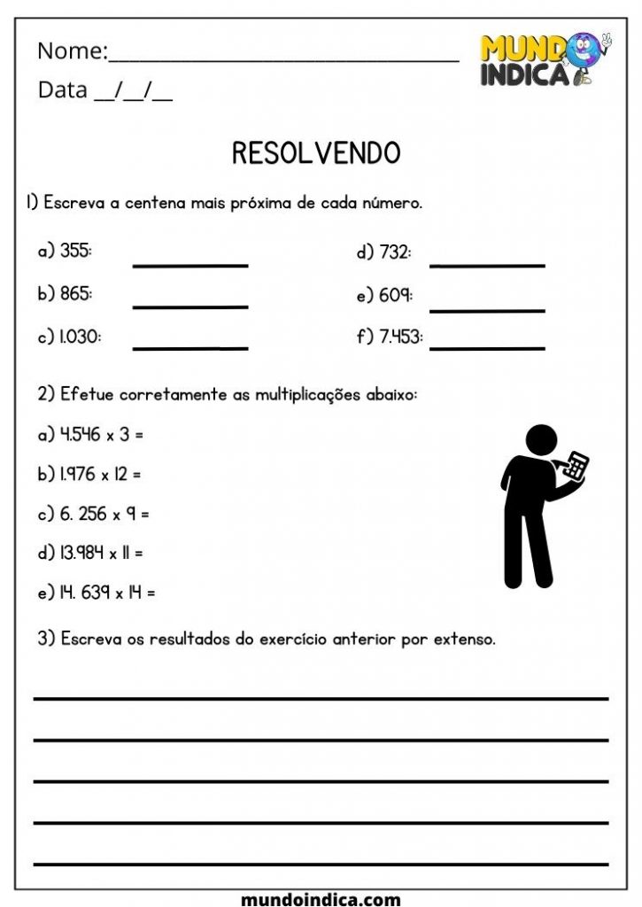 exercicios de matematica 5 ano com decimais